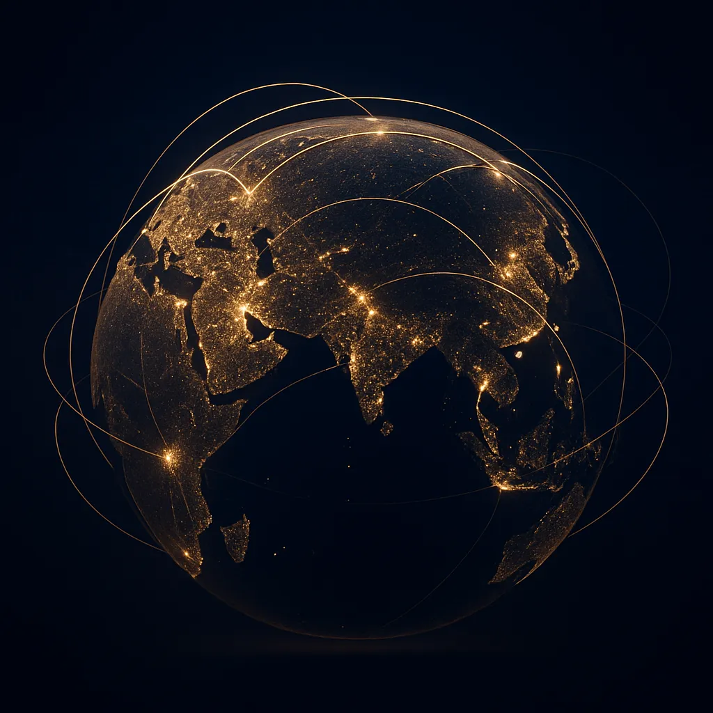 Global network of AIMS trading hubs